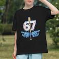 Blue Camo Baseball 67 Six Seven Camo Ice Cream Drip Boy Teen Graphic Youth
