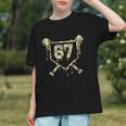 Camo Baseball Ice Cream Drip Number 67 Player 67th Birthday Graphic Youth Camo Baseball Ice Cream Drip Number 67 Player 67th Birthday Graphic Youth