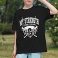 Christian Baseball My Strength Comes From The Lord Baseball Graphic Youth Christian Baseball My Strength Comes From The Lord Baseball Graphic Youth
