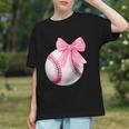 Cute Coquette Baseball Pink Bow Player & Fan Girls Graphic Youth Cute Coquette Baseball Pink Bow Player & Fan Girls Graphic Youth