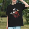 Dominican Republic Santa Christmas Baseball Beisbol Graphic Youth Dominican Republic Santa Christmas Baseball Beisbol Graphic Youth