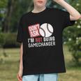 Don't Ask I'm Not Doing Gamechanger Sarcastic Baseball Quote Graphic Youth