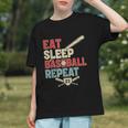 Eat Sleep Baseball Repeat Bat Ball Player Fan Graphic Youth Eat Sleep Baseball Repeat Bat Ball Player Fan Graphic Youth