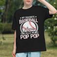 My Favorite Baseball Player Calls Me Pop Pop Graphic Youth My Favorite Baseball Player Calls Me Pop Pop Graphic Youth