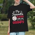 My Favorite Player Calls Me Grampy Baseball Grampy Graphic Youth