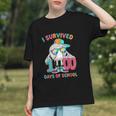 HUGvyn I Survived 100 Days Of School Baseball 6 7 Ice Cream Graphic Youth