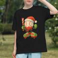 Ice Cream Drip Baseball Christmas Baseball Drip Candy Cane Graphic Youth