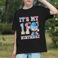 It's My 11th Birthday Baseball Ice Cream Drip Theme Graphic Youth