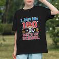 I Just Hit 100 Days Of School Baseball 100th Day Boys Kids Graphic Youth