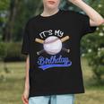 Kids 8th Baseball Birthday Party Boys Sport Fan 8 Years Old Graphic Youth