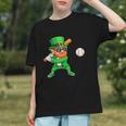 Leprechaun Playing Baseball St Patricks Day Sport Boys Graphic Youth