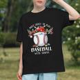 Most Likely To Play Baseball With Santa Christmas Xmas Graphic Youth Most Likely To Play Baseball With Santa Christmas Xmas Graphic Youth