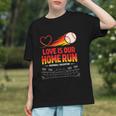 Love Is Our Home Run Baseball Valentine Couple Graphic Youth Love Is Our Home Run Baseball Valentine Couple Graphic Youth