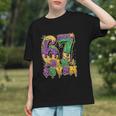 Mardi Gras Six Seven Baseball Drip Number 6 7 Meme Graphic Youth Mardi Gras Six Seven Baseball Drip Number 6 7 Meme Graphic Youth