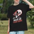 Mask On Fear Gone Baseball Catcher Softball Graphic Youth