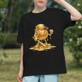 Melting Baseball Mascot Slugger Bat Cap Cartoon Graphic Youth