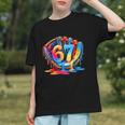 Number 67 Baseball Glove Ice Cream Drip Six Seven Meme Graphic Youth