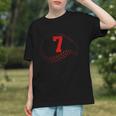 Number 7 Years Baseball 7TH Birthday Graphic Youth