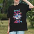 Respect The Drip Baseball Bat Sunglasses Mascot Graphic Youth