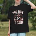 You Run I Gun Baseball Catcher Softball Player Graphic Youth You Run I Gun Baseball Catcher Softball Player Graphic Youth