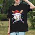 Santa Sports Christmas Baseball Player Graphic Youth Santa Sports Christmas Baseball Player Graphic Youth