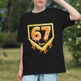 Six Seven 67 Meme Gen Alpha Slang Baseball 101 Graphic Youth