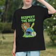 Spooky Zombie Respect The Drip Baseball Halloween Graphic Youth Spooky Zombie Respect The Drip Baseball Halloween Graphic Youth