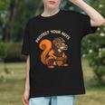Squirell Baseball Catcher Player Joke Tee Protect Your Nuts Graphic Youth Squirell Baseball Catcher Player Joke Tee Protect Your Nuts Graphic Youth