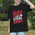 Stealing Hearts Like I Steal Bases Cute Baseball Valentine Graphic Youth Stealing Hearts Like I Steal Bases Cute Baseball Valentine Graphic Youth