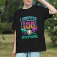 I Survived 100 Days Of School Baseball Drip Graphic Youth I Survived 100 Days Of School Baseball Drip Graphic Youth