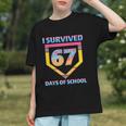 I Survived 67 Days Of School Baseball Trend For Boys Girls Graphic Youth I Survived 67 Days Of School Baseball Trend For Boys Girls Graphic Youth
