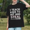 I Teach Kids To Hit And Steal Baseball Coach Sport Lover Men Graphic Youth I Teach Kids To Hit And Steal Baseball Coach Sport Lover Men Graphic Youth
