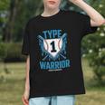 Type 1 Warrior Diabetes Awareness Baseball Enthusiasts Graphic Youth Type 1 Warrior Diabetes Awareness Baseball Enthusiasts Graphic Youth