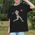 Valentines Day Baseball Batter Silhouette Heart Men Boy Kids Graphic Youth Valentines Day Baseball Batter Silhouette Heart Men Boy Kids Graphic Youth
