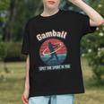 Vintage Baseball Batter Retro Sports Circle Graphic Graphic Youth