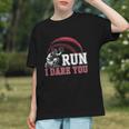 Vintage Humor Baseball Apparel Run I Dare You Graphic Youth