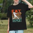 Women's Eat Sleep Baseball Repeat Vintage Player Sport Lover Retro Graphic Youth Women's Eat Sleep Baseball Repeat Vintage Player Sport Lover Retro Graphic Youth