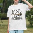 100 Days Of School Baseball Camo Boys School Teacher Graphic Youth