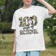 100 Days Of School Camo Baseball Camouflage For Kids Graphic Youth