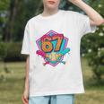 Baseball Drip Jersey Number 67 For Players & 67th Birthday Premium Tri-Blend Graphic Youth Baseball Drip Jersey Number 67 For Players & 67th Birthday Premium Tri-Blend Graphic Youth