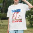 Bruh It's My 2nd Birthday Boy Baseball Themed Party Graphic Youth Bruh It's My 2nd Birthday Boy Baseball Themed Party Graphic Youth