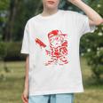 Drippy Baseball Mascot Valentine Heart Glasses Cartoon Graphic Youth Drippy Baseball Mascot Valentine Heart Glasses Cartoon Graphic Youth