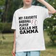 My Favorite Baseball Player Calls Me Gamma Graphic Youth My Favorite Baseball Player Calls Me Gamma Graphic Youth