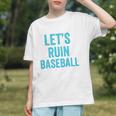 Let's Ruin Baseball Baseball Humor Sarcastic Baseball Premium Tri-Blend Graphic Youth Let's Ruin Baseball Baseball Humor Sarcastic Baseball Premium Tri-Blend Graphic Youth