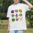 Mardi Gras Baseball Coquette Bow Fat Tuesday Parade Girls Graphic Youth Mardi Gras Baseball Coquette Bow Fat Tuesday Parade Girls Graphic Youth