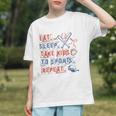 Retro Eat Sleep Take Kids To Sports Repeat Game Day Baseball Graphic Youth Retro Eat Sleep Take Kids To Sports Repeat Game Day Baseball Graphic Youth