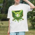 St Patrick's Day Baseball Boys Ice Cream Drip Youth Kids Premium Tri-Blend Graphic Youth