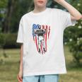 US Flag Baseball Player Batter Sport Lover Team Coach Family Graphic Youth