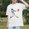 Valentines Baseball Batter Heart Player Silhouette Premium Tri-Blend Graphic Youth Valentines Baseball Batter Heart Player Silhouette Premium Tri-Blend Graphic Youth