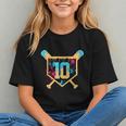 10 Years Old 10th Birthday Baseball Ice Cream Dripping Boys Graphic Youth 10 Years Old 10th Birthday Baseball Ice Cream Dripping Boys Graphic Youth